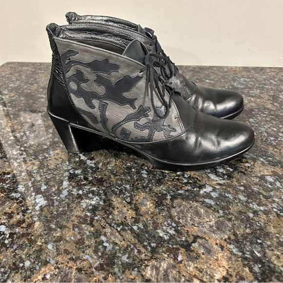 Naot Prima Bella Baccio Black Leather Heels EU Size 40 US 9 9.5 Shoes - Picture 4 of 10